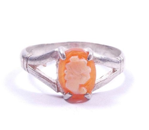 Vintage cameo ring - cameo,
