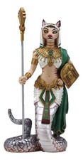 11"H Colorful Egyptian Feline