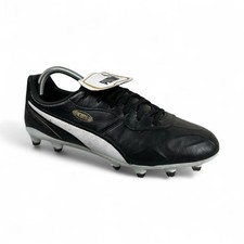 Puma King FG Football Boots - Black - UK Size 8 Moulded Studs