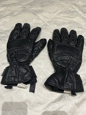 Leather Motorbike Gloves by Carrefour Size XL
