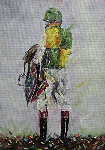 Jockey horse racing original - jockey,