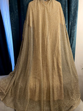 Arabic design - long embroidered dress with slip in - free size - custommade