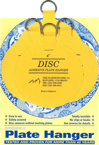 Plate hanger set adhesive - plate,