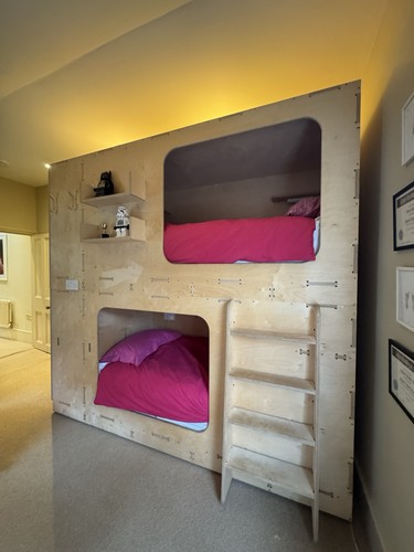 Hand made bunk - made, with