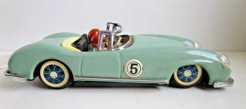 Vintage tinplate racing car - tinplate, mf