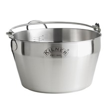 Kilner 8 Litre Stainless Steel Preserving Pan with Encapsulated Base Ideal for J