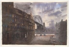 Daniel Nichols - Contemporary Watercolour, Tyne Bridge, Newcastle