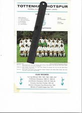 TOTTENHAM HOTSPUR - AUTOGRAPH SHEET 1971-72