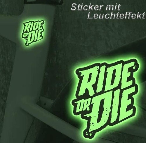 Ride die sticker - ride, decal