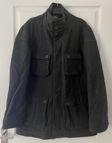 Topman wool blend pea - topman,