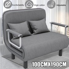 2 Seater Fabric Sofa Bed