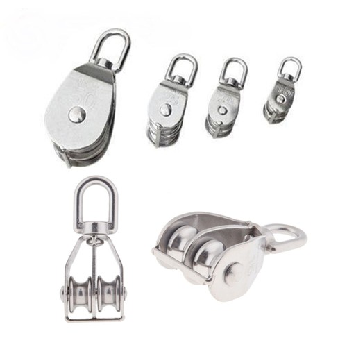 Swivel double wheel pulley - swivel,
