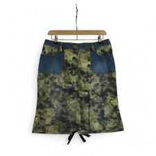 Voyage Passion Denim Skirt W29" Multicoloured Tie Back Womenswear - Preloved