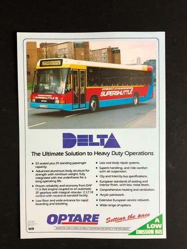 Optare delta coach bus - optare,