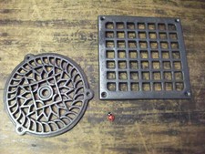 CAST IRON  AIR VENT AIR BRICK GRILLE COVER  round / square