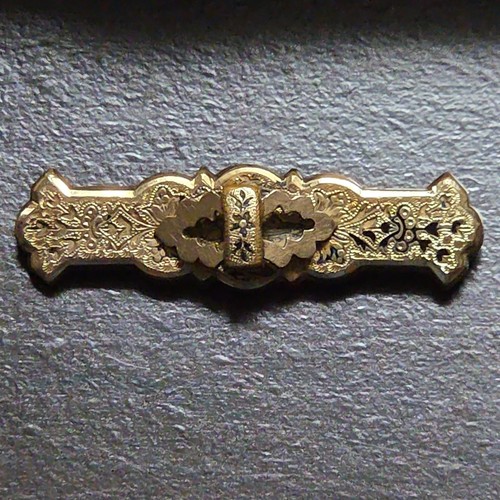 Antique ornate brooch pin - antique,