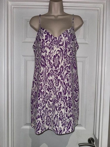 Zara purple floral mini dress