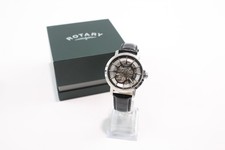 Rotary Mechanical Skeleton Watch Boxed Automatic Working