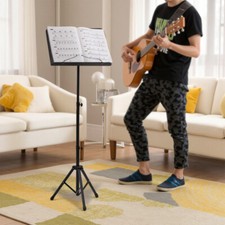 Adjustable Height Tripod Music