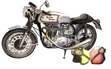 Featherbed Norton Framed