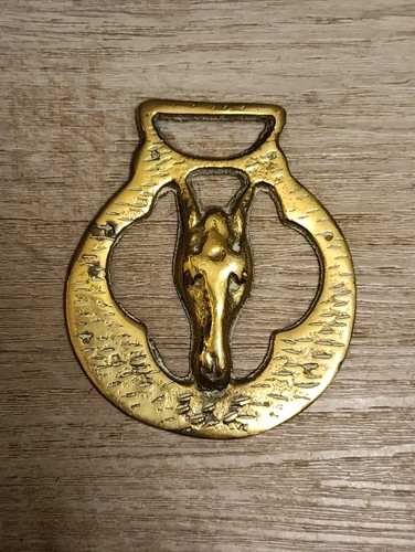 Large selection horse brass - selection,