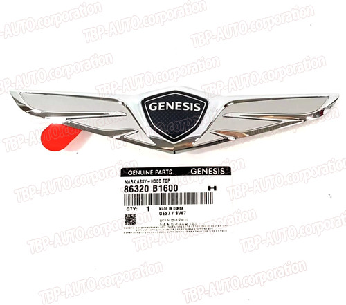 Genuine front hood wing - front,