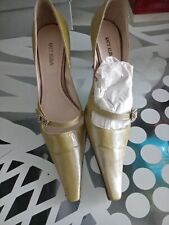 Kate Kuba Green Leather Stilleto  Heels Shoes  Size 37/ UK 4.5  New 