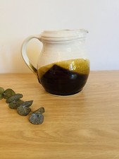 Vintage Crail Pottery Jug Scotland Studio Pottery Stoneware Rustic Glaze