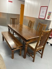 Sheesham Dining Table With 4