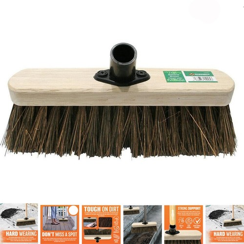 Stiff broom head heavy - 10",
