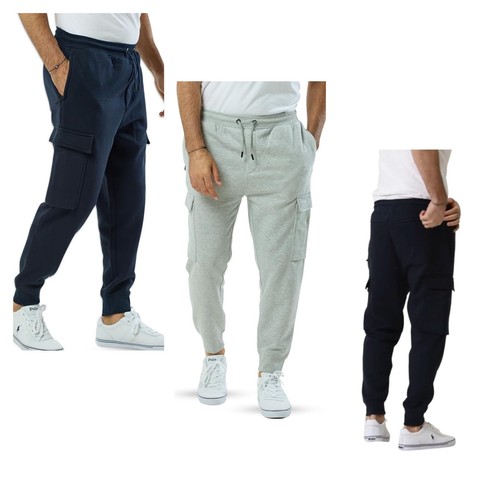Mens cargo joggers elasticated - mens,
