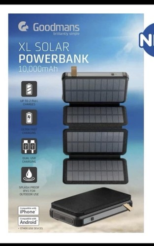 Goodmans solar powerbank - xl,