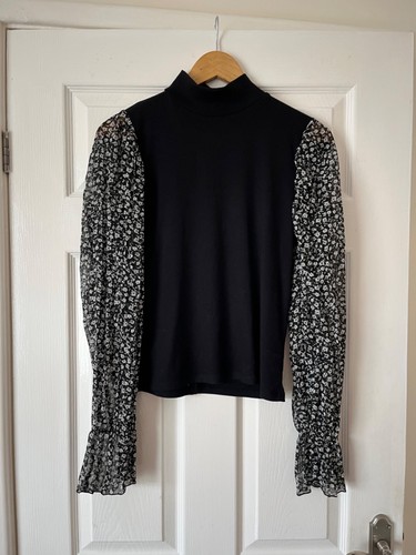 Zara ladies black long - , chiffon