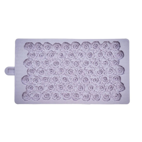 Sugar rose border silicone - rose,