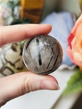 Tourmaline In Quartz Sphere