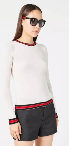 Gucci web knit jumper - xxs, off