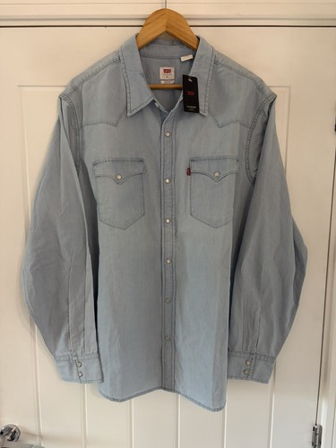 Men levi denim shirt - xl,