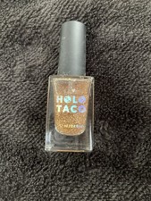 Holo Taco Gold Flake Taco Nail