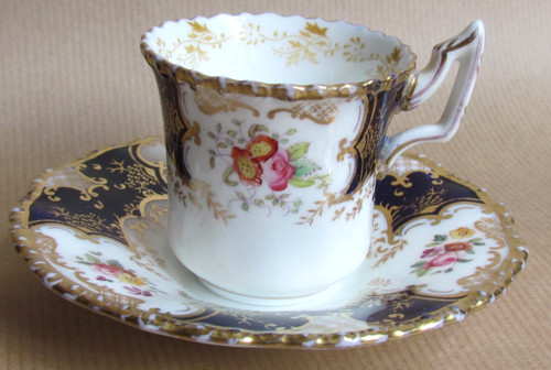 Coalport porcelain cobalt blue - cobalt,