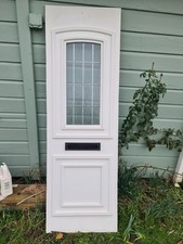 Pvc door panel with - with, double