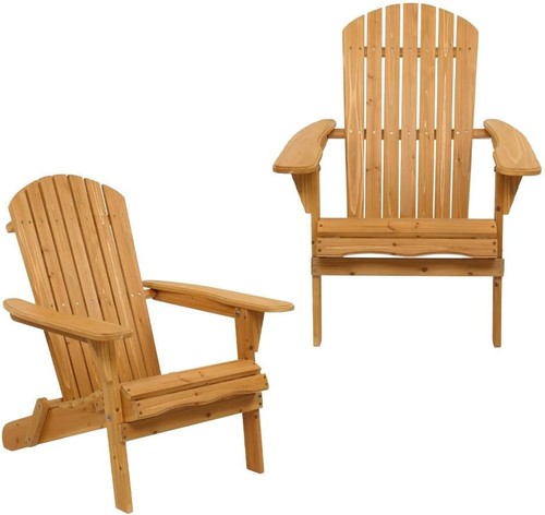 Set adirondack wood - of,