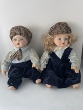 vintage Porcelain Twin Doll