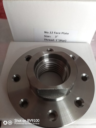 Faceplate with 1 8tpi - with, 1"8tpi