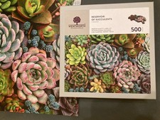 Wentworth wooden jigsaw Puzzle 500 Pieces Succulents