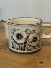 Vintage Hornsea Lancaster Vitramic Milk Jug Cornrose Studio Pottery Rare 1970