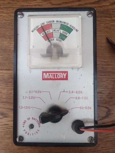 Vintage mallory analog - vintage, battery
