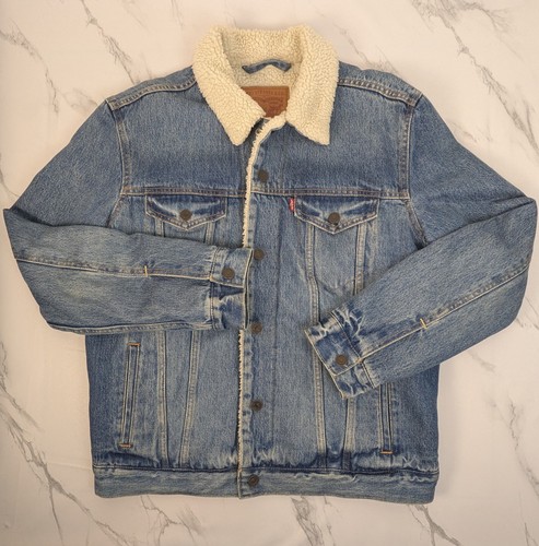 Levi mens sherpa trucker - levi's,