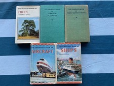 5 x Observer Books Trees