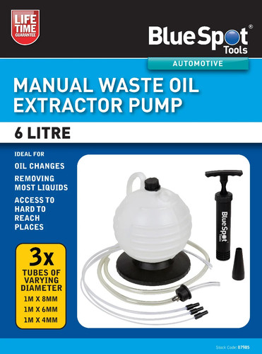 Manual waste oil extractor - waste,