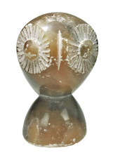 Hand Carved Stone Owl Italy
